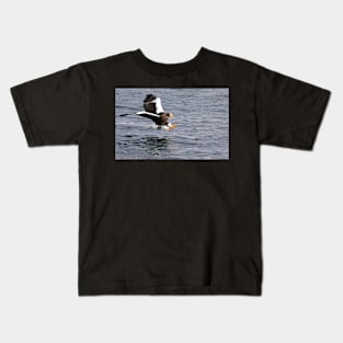 Steller eagle fishing Kids T-Shirt